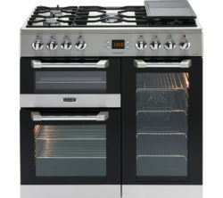 Leisure Cuisinemaster 90 Dual Fuel Range Cooker - Stainless Steel